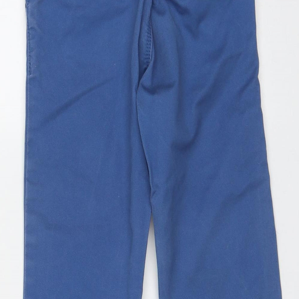 NEXT Boys Blue  Cotton Chino Trousers Size 2-3 Years  Regular Zip