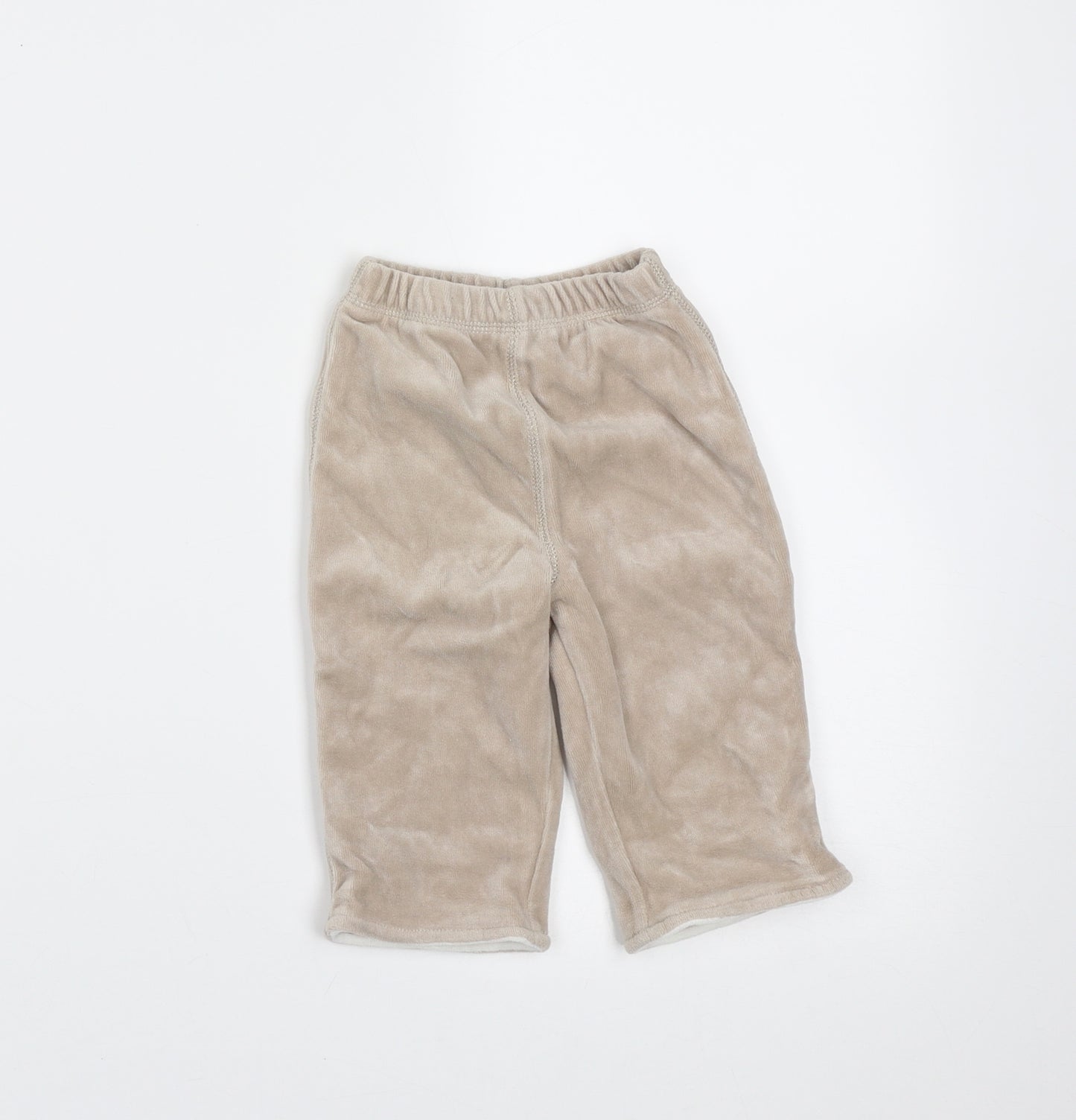 George Girls Beige  Polyester  Trousers Size 3-6 Months