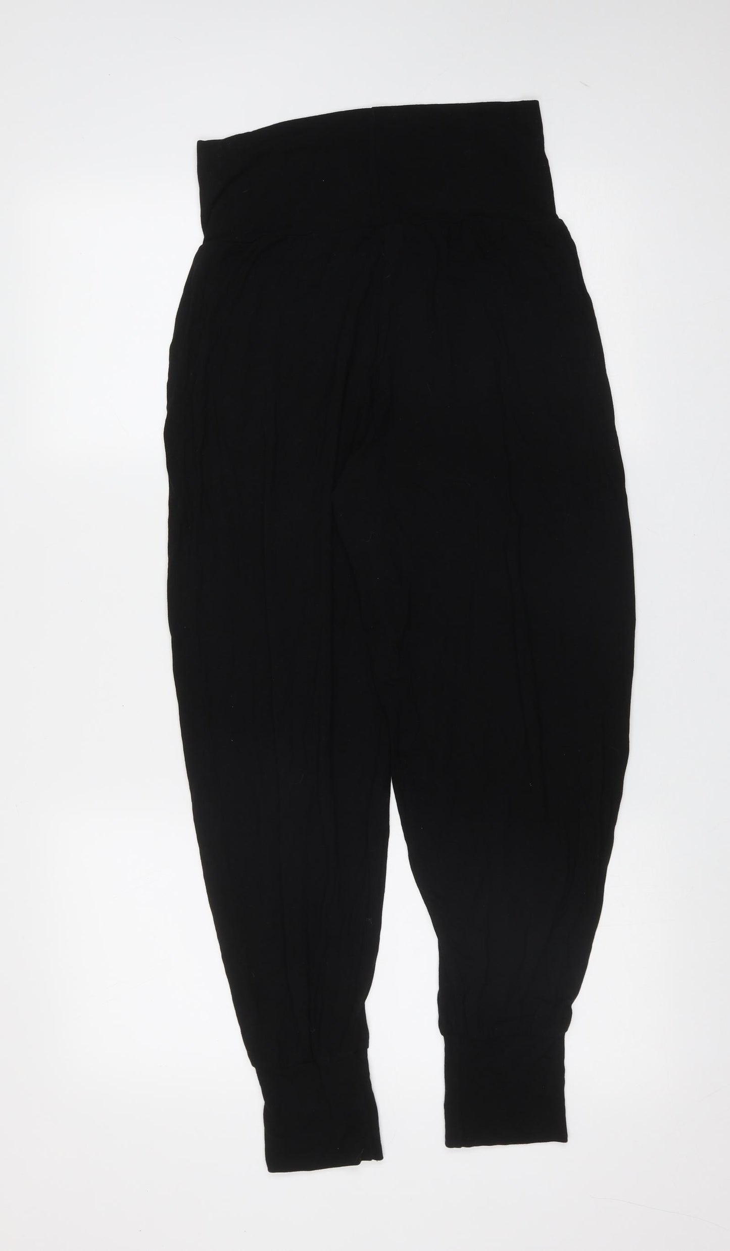 Trigema Womens Black  Viscose Trousers  Size XS L28 in Regular
