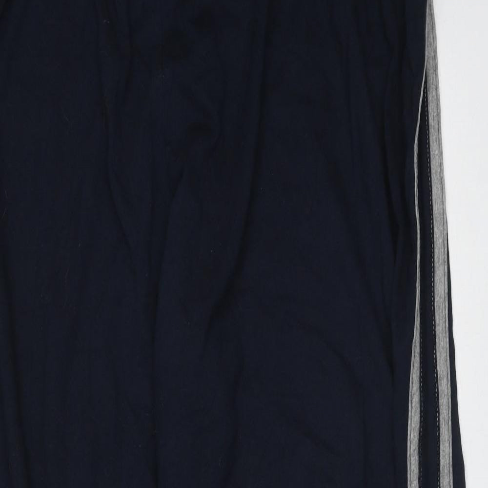 George Mens Blue Solid Cotton  Pyjama Pants Size XL