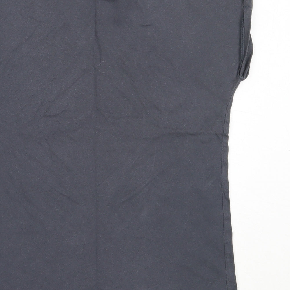 H&M Girls Grey  Cotton Basic T-Shirt Size 11-12 Years Round Neck