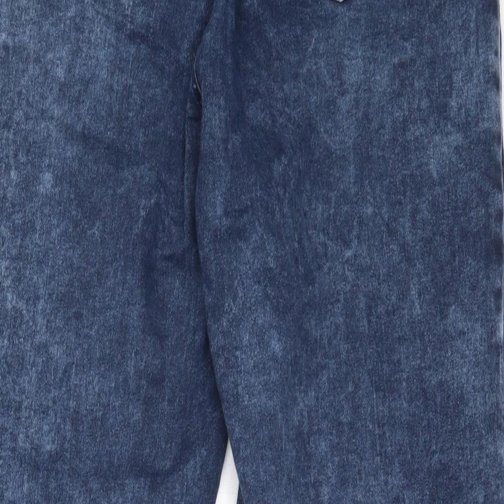Peacocks Womens Blue  Cotton Jegging Jeans Size 14 L25 in Regular