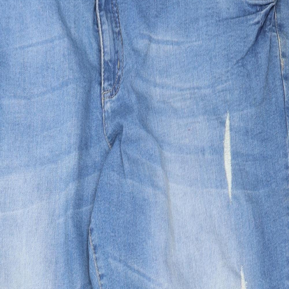 John Baner Womens Blue  Cotton Straight Jeans Size 24 L26 in Regular
