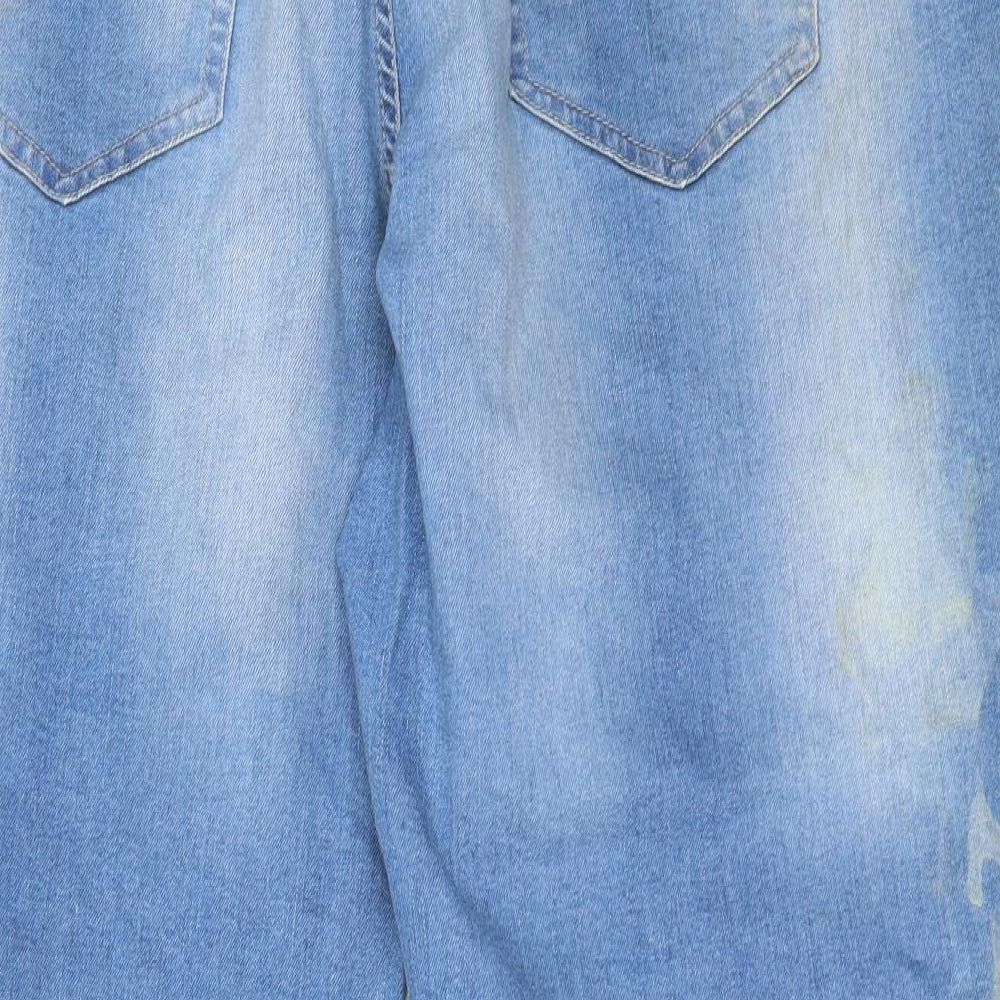 John Baner Womens Blue  Cotton Straight Jeans Size 24 L26 in Regular
