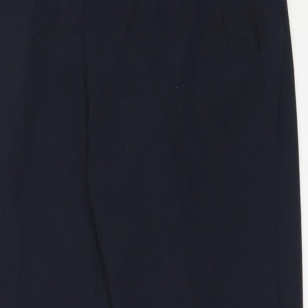 Marks and Spencer Womens Blue  Polyester Trousers  Size 10 L27 in Regular