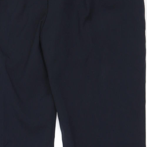 Marks and Spencer Womens Blue  Polyester Trousers  Size 10 L27 in Regular