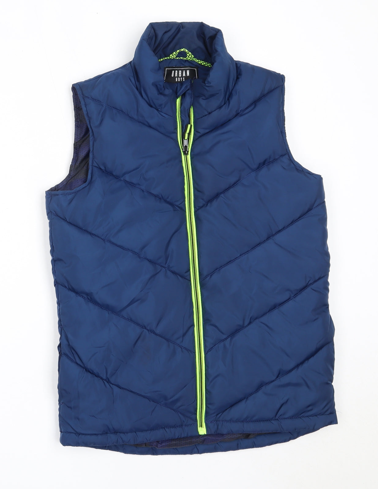Matalan Boys Blue   Gilet Coat Size 12 Years