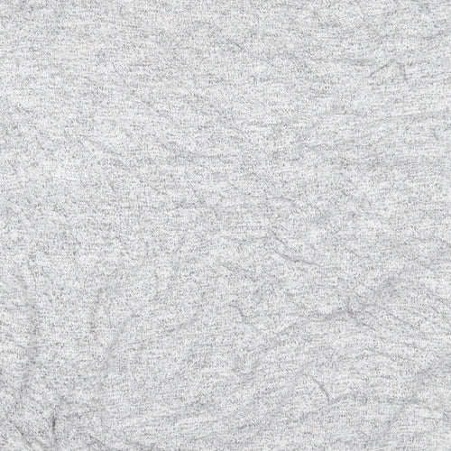 Topshop Womens Grey High Neck  Viscose Pullover Jumper Size 8