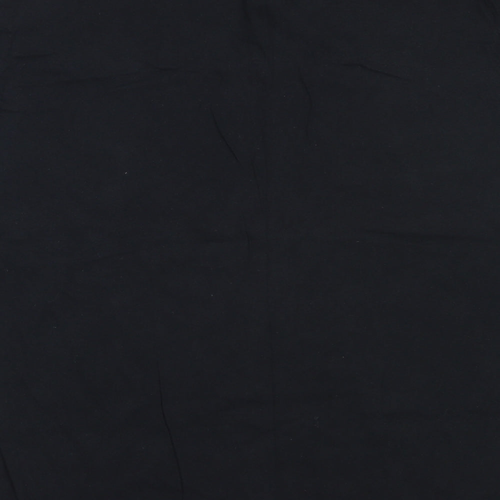 Billabong Mens Black  Cotton  T-Shirt Size L Round Neck