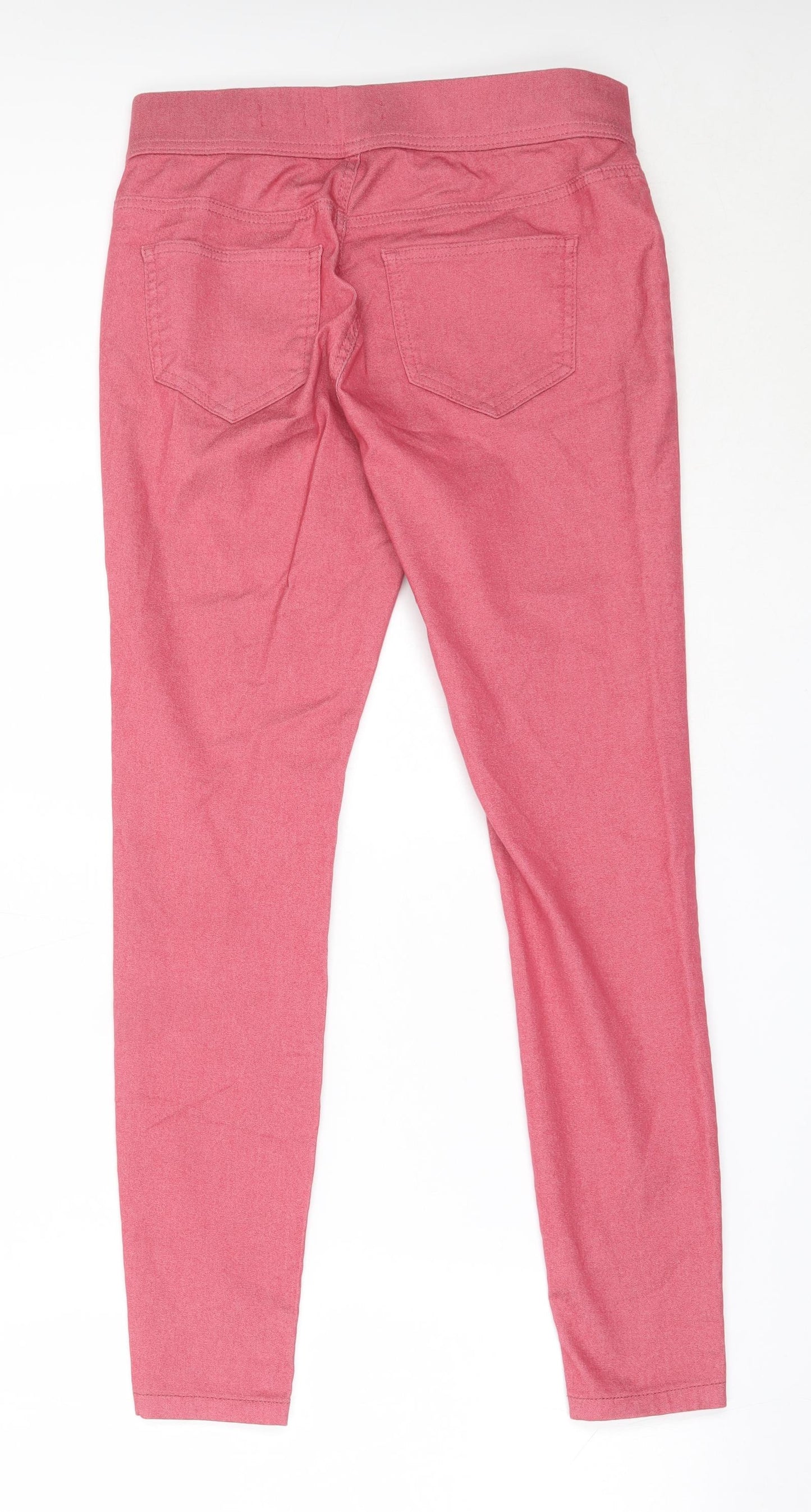 TU Womens Red  Cotton Jegging Jeans Size 10 L27.5 in Regular