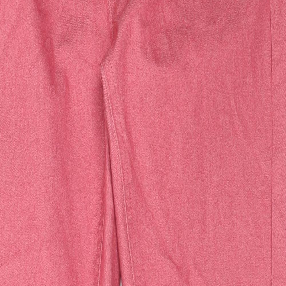 TU Womens Red  Cotton Jegging Jeans Size 10 L27.5 in Regular