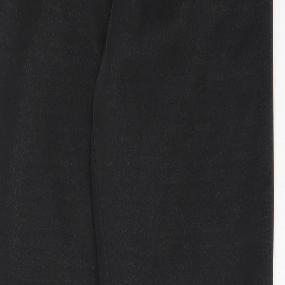River Island Womens Black  Polyester Carrot Trousers Size 8 L30 in Regular