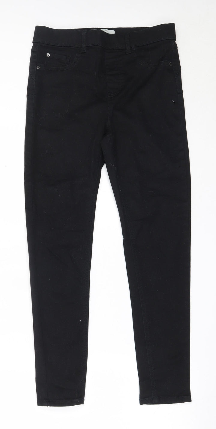 New Look Womens Black  Cotton Jegging Jeans Size 10 L26.5 in Regular