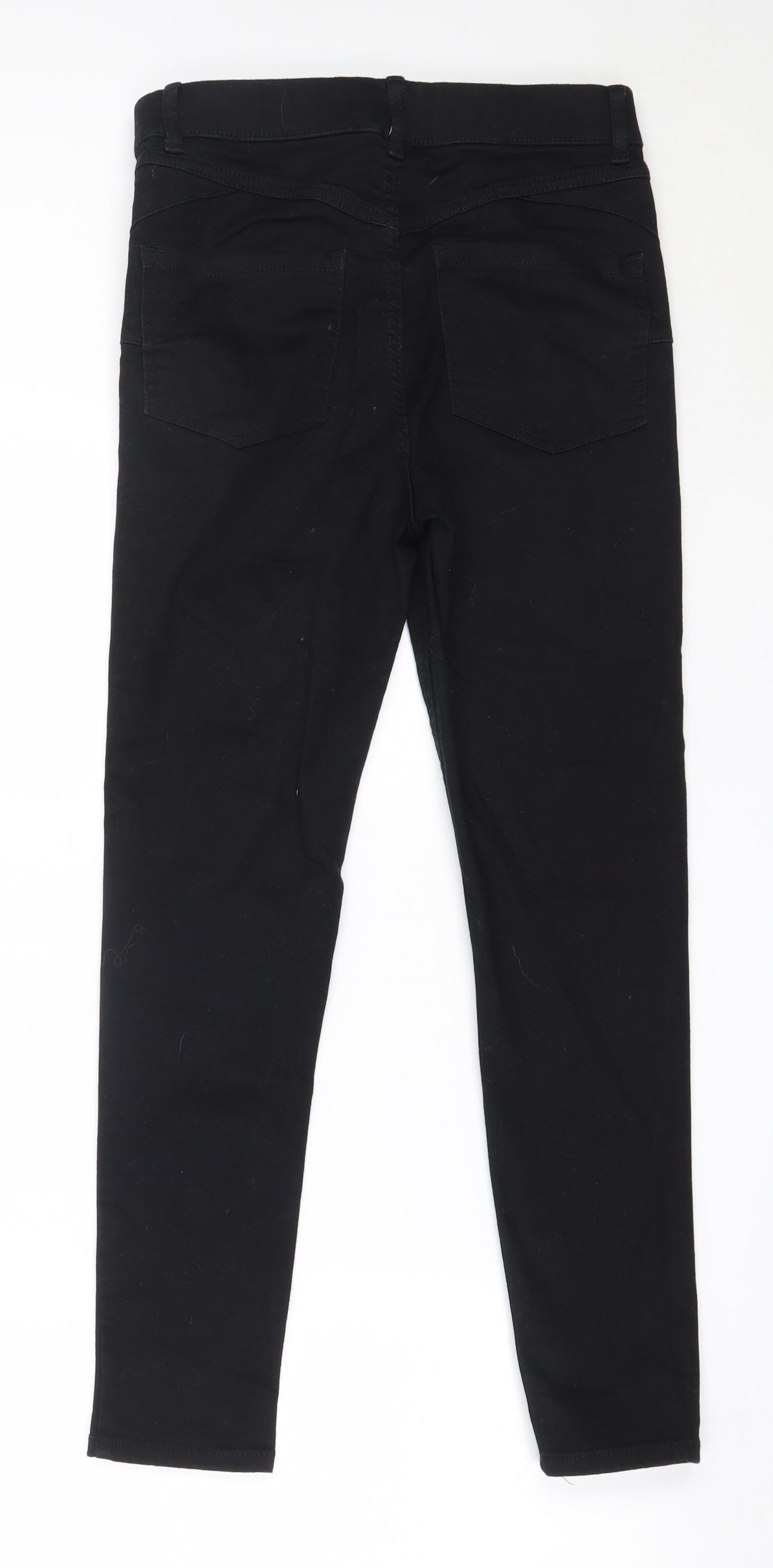 New Look Womens Black  Cotton Jegging Jeans Size 10 L26.5 in Regular