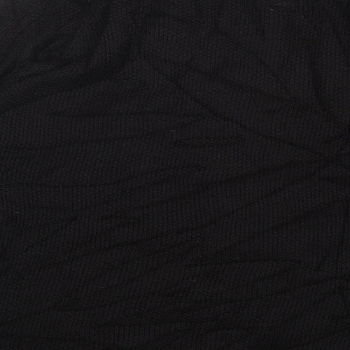 H&M Womens Black  Acrylic Pullover Sweatshirt Size M