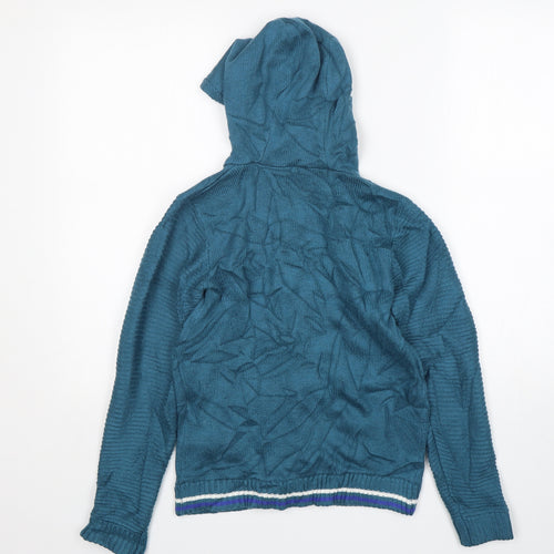 Sergent Major Boys Green  Polyamide Cardigan Hoodie Size 11 Years