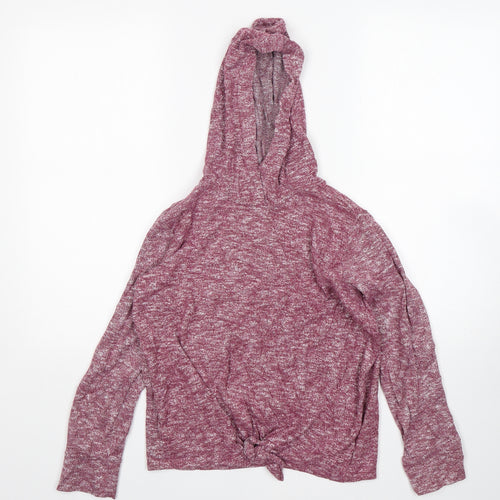 Old Navy Girls Purple  Polyester Pullover Hoodie Size 14 Years