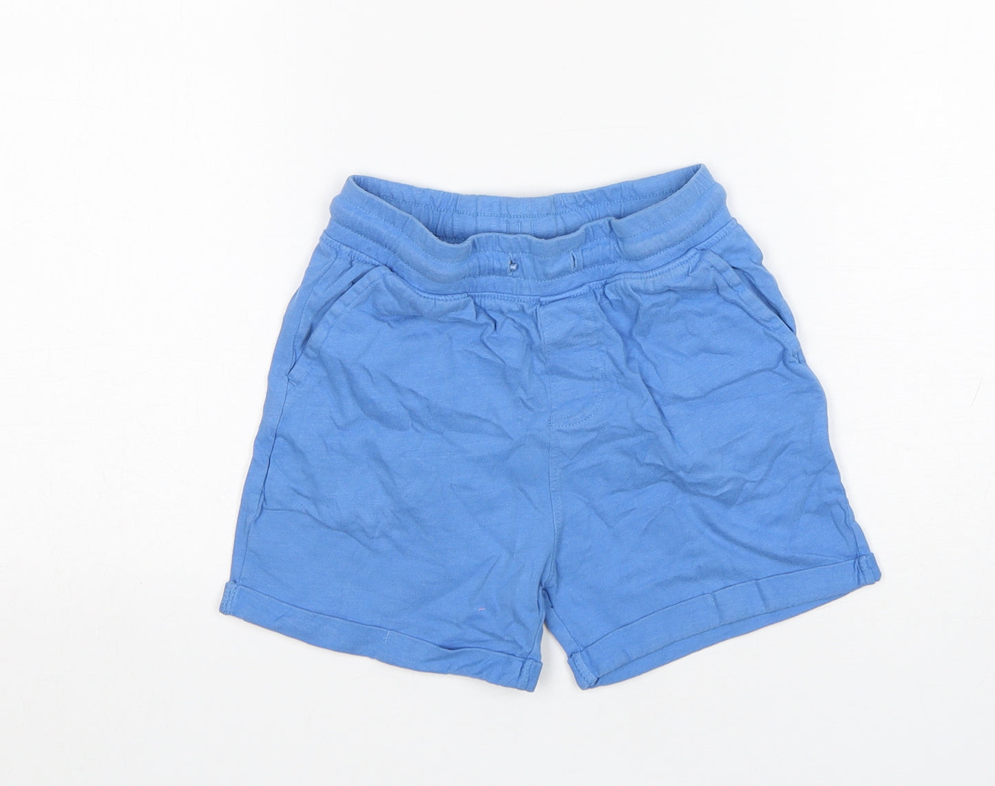 Nutmeg Boys Blue  Cotton Sweat Shorts Size 3-4 Years  Regular