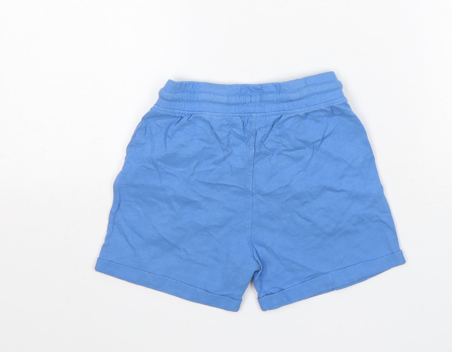 Nutmeg Boys Blue  Cotton Sweat Shorts Size 3-4 Years  Regular
