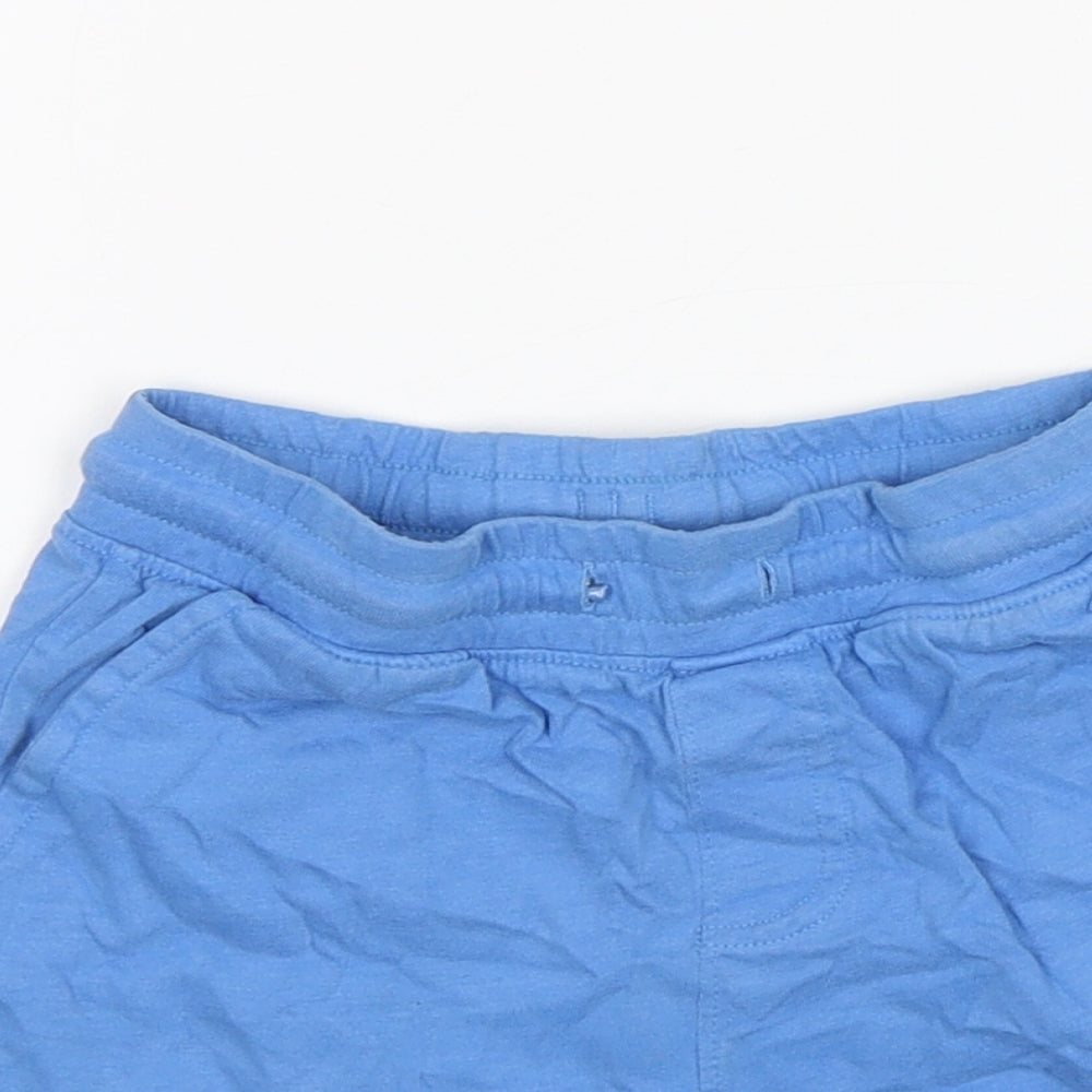 Nutmeg Boys Blue  Cotton Sweat Shorts Size 3-4 Years  Regular