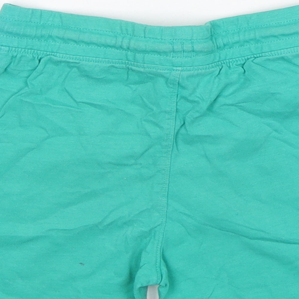 Nutmeg Boys Green  Cotton Sweat Shorts Size 3-4 Years  Regular