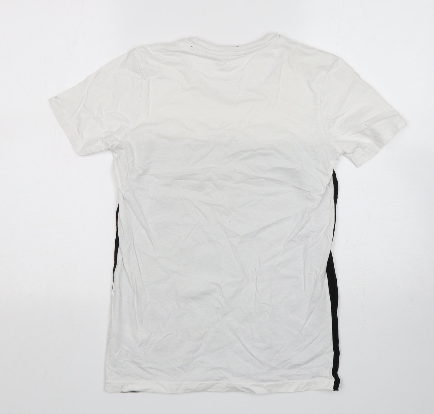 George Boys Multicoloured  Cotton Basic T-Shirt Size 13-14 Years Round Neck