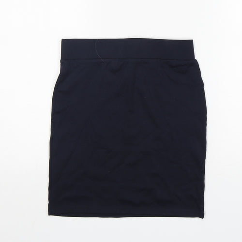 George Girls Blue  Polyester Mini Skirt Size 11-12 Years  Regular