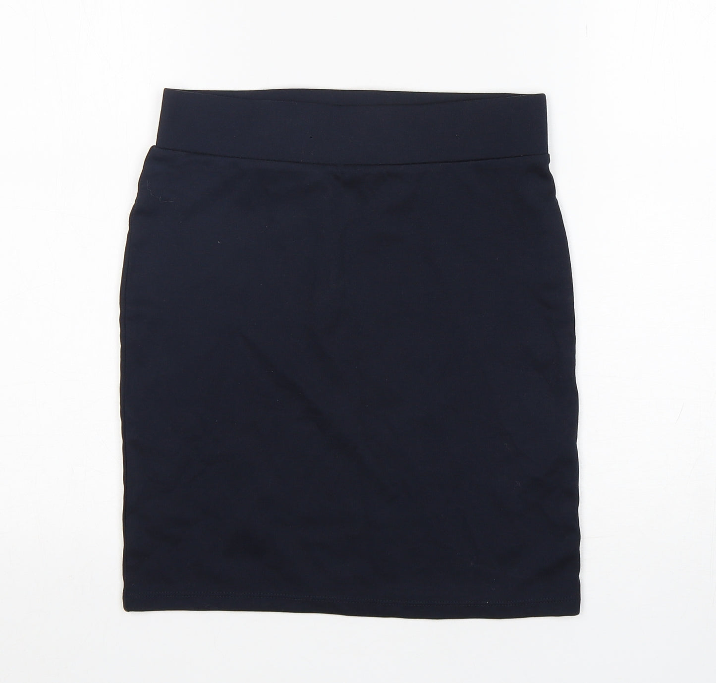 George Girls Blue  Polyester Mini Skirt Size 11-12 Years  Regular