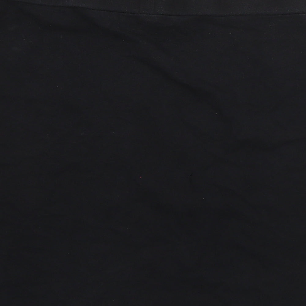 New Look Womens Black  Cotton Mini Skirt Size 12