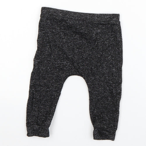 F&F Boys Grey  Polyester Jogger Trousers Size 6-9 Months