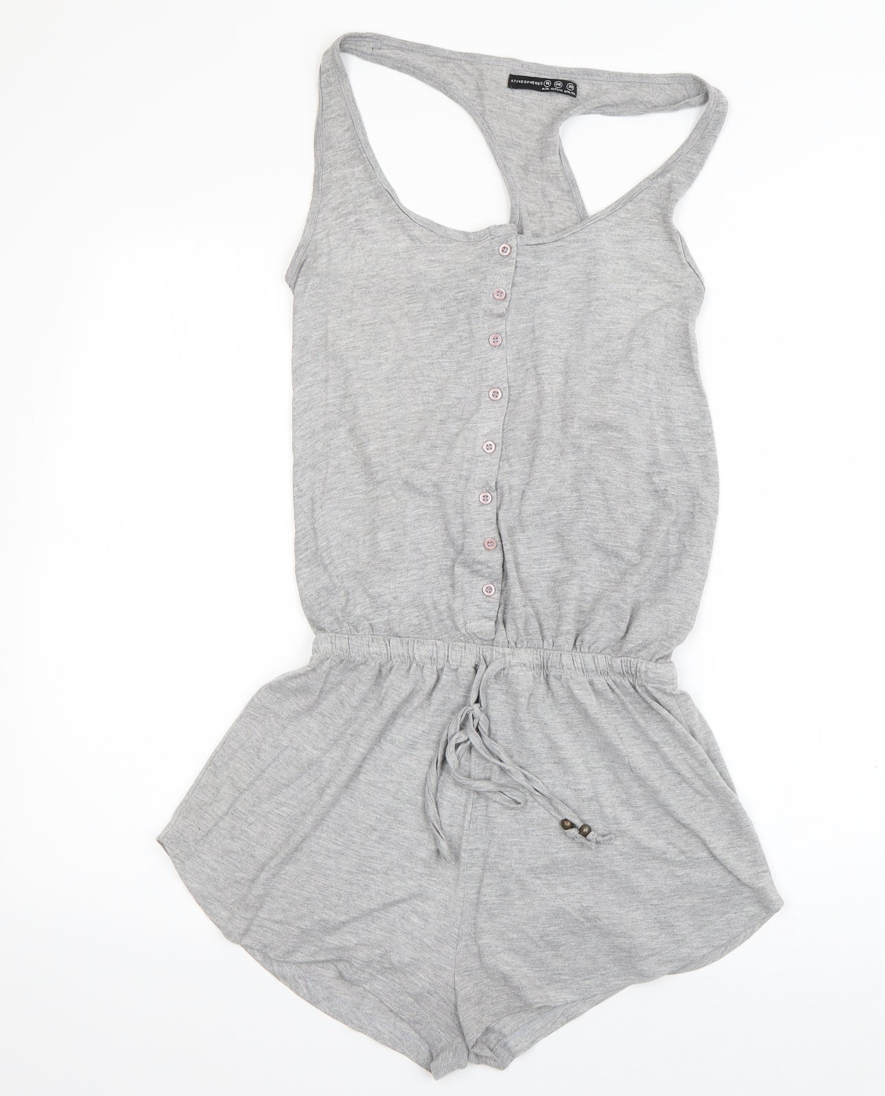 Atmosphere Womens Grey  Polyester Playsuit One-Piece Size 10  Pullover
