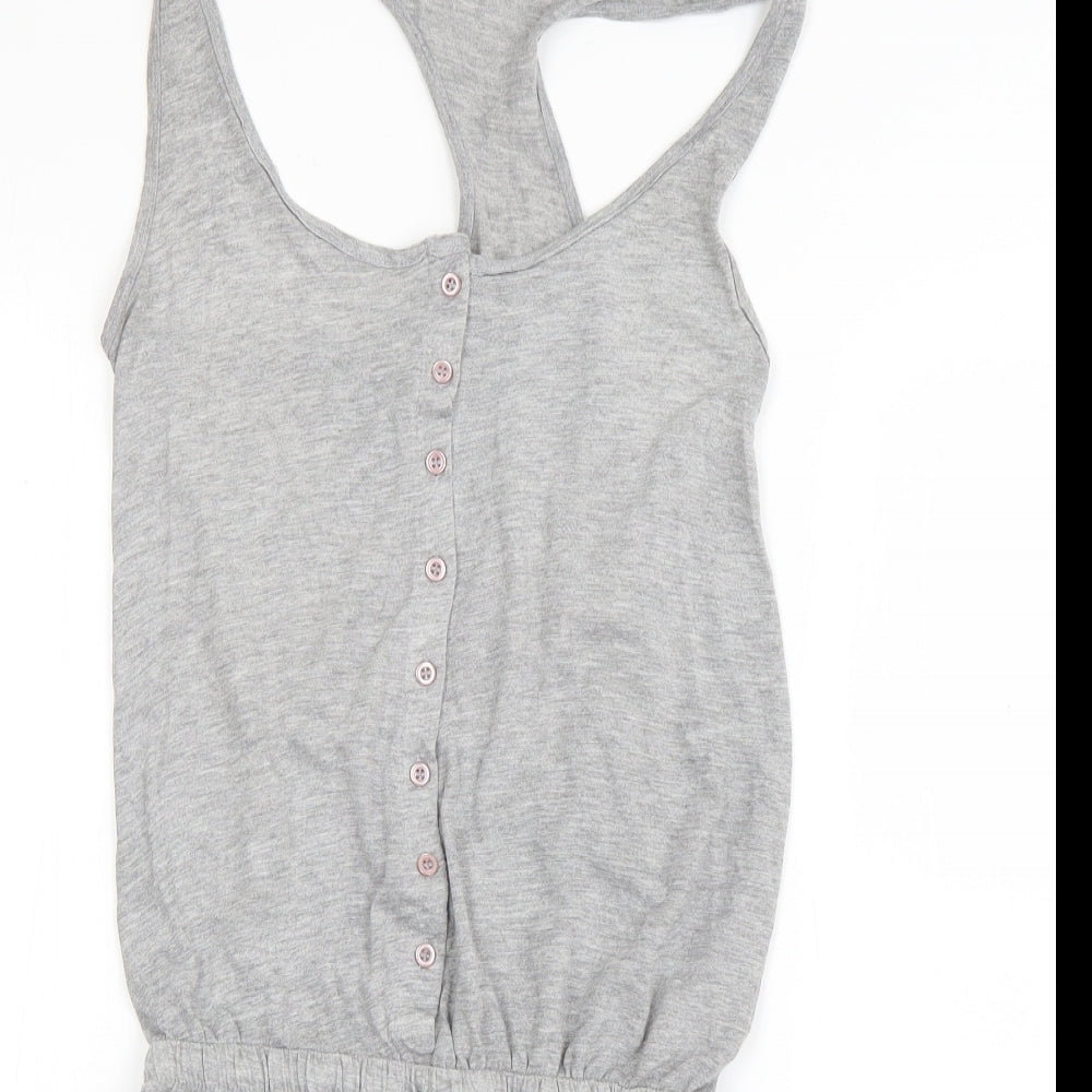 Atmosphere Womens Grey  Polyester Playsuit One-Piece Size 10  Pullover