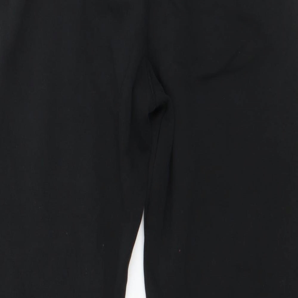 George Boys Black  Cotton Jogger Trousers Size 10-11 Years  Regular Drawstring