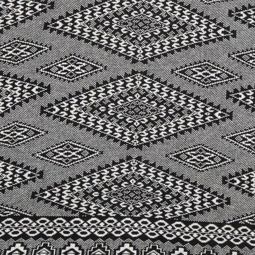 Atmosphere Womens Black V-Neck Geometric Acrylic Cardigan Jumper Size M