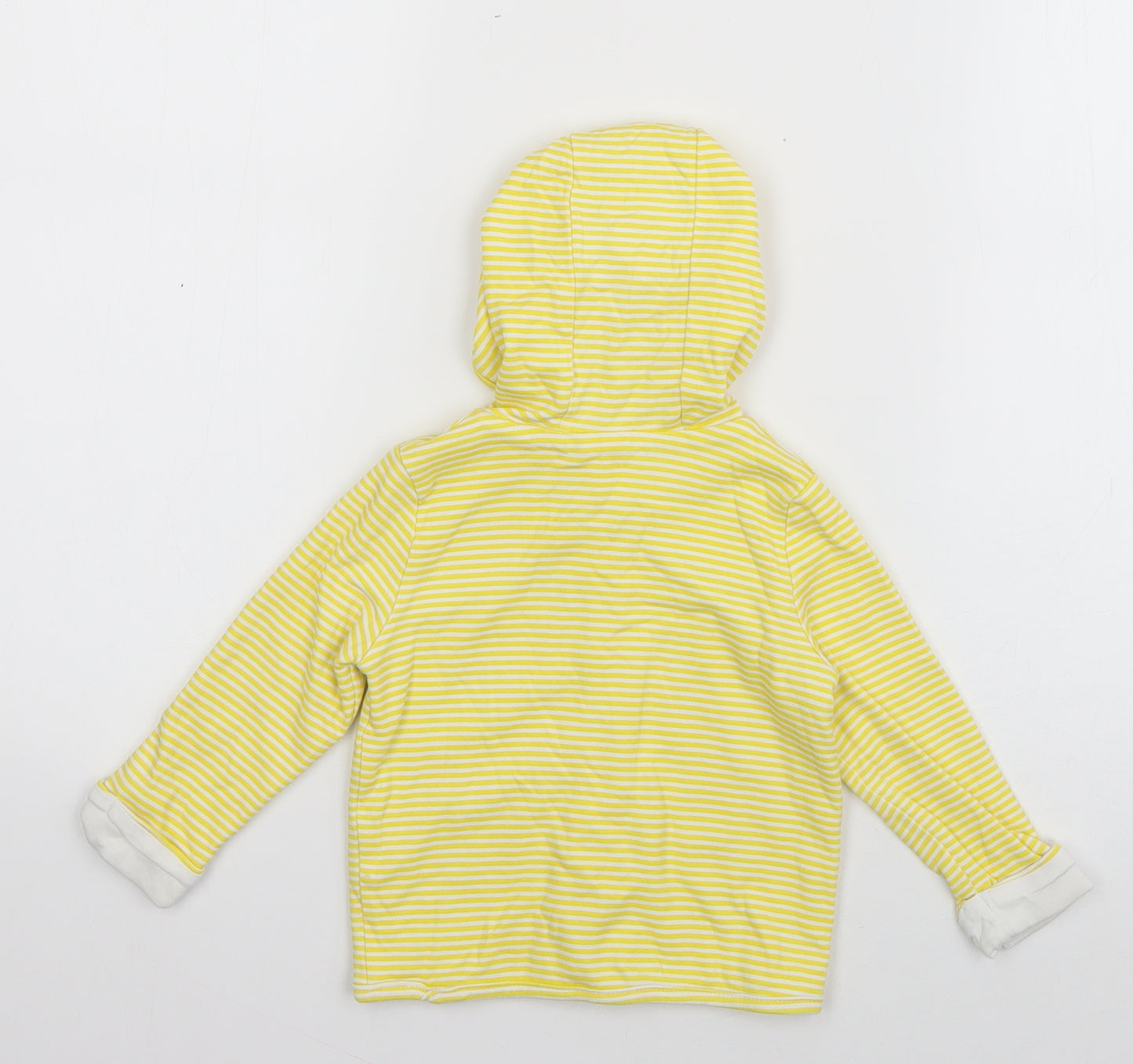 Lupilu Baby Yellow Striped  Jacket  Size 6-9 Months   Snap