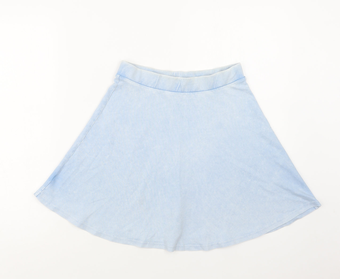 Matalan Womens Blue  Cotton Skater Skirt Size 14