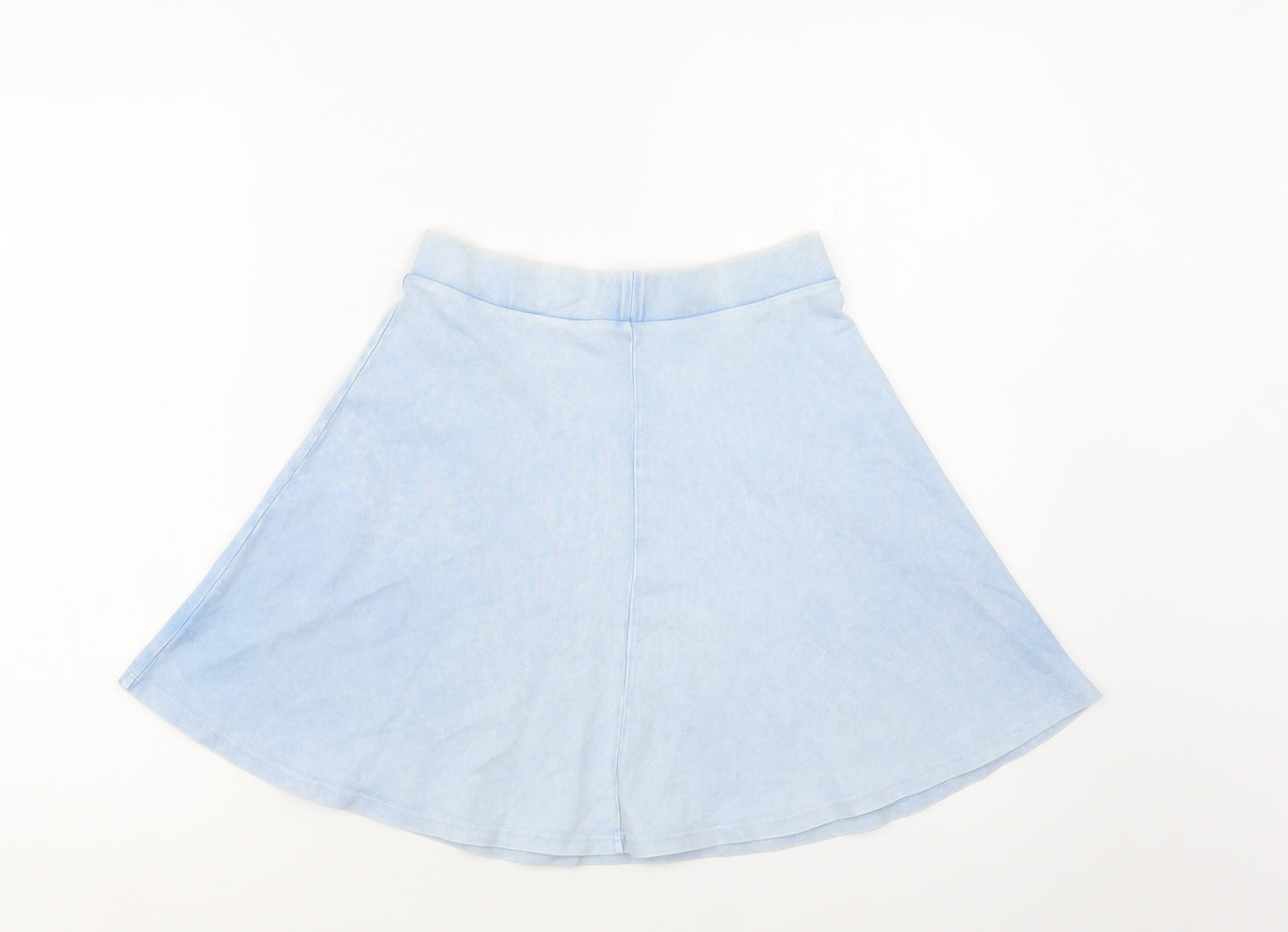 Matalan Womens Blue  Cotton Skater Skirt Size 14