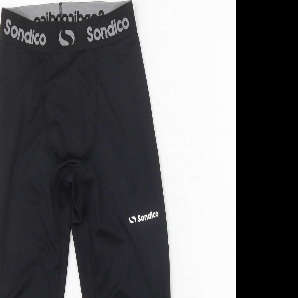 Sondico Boys Black  Polyester Jegging Trousers Size 11-12 Years  Regular