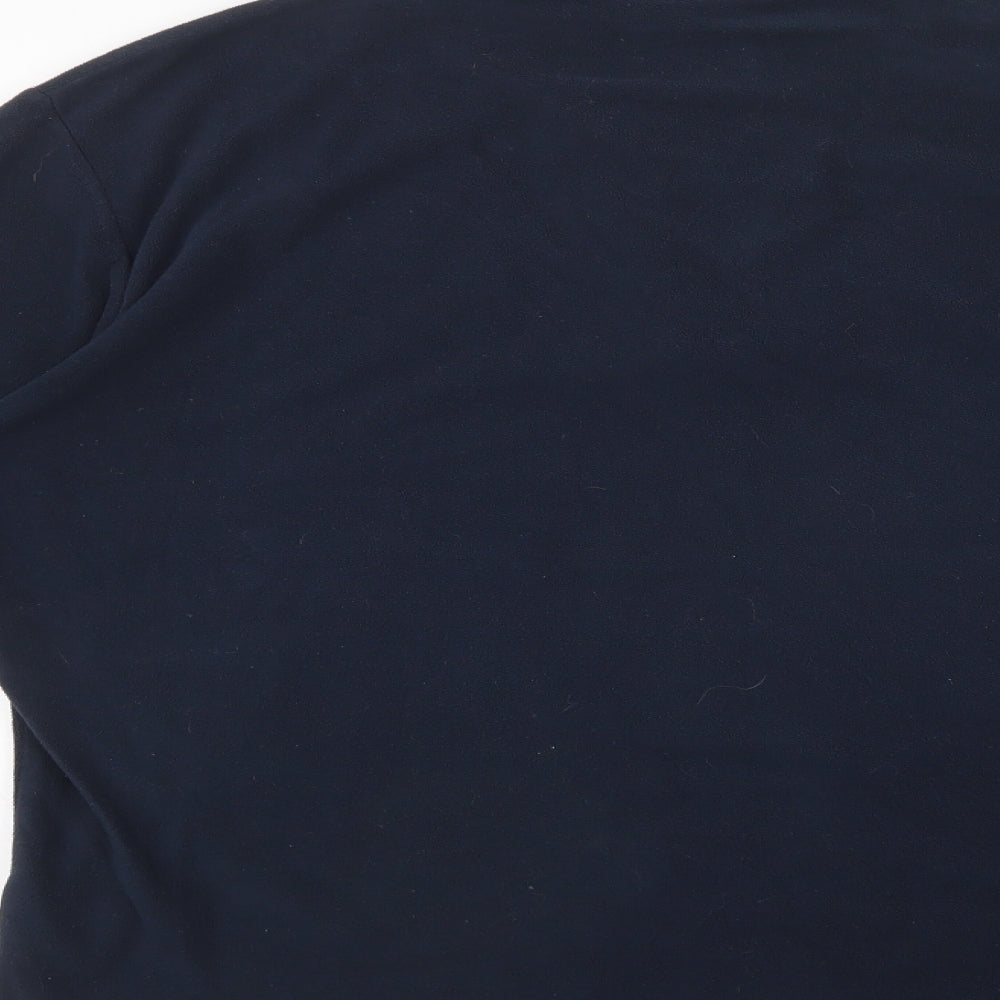 Trespass Mens Blue  Polyester Henley Sweatshirt Size M