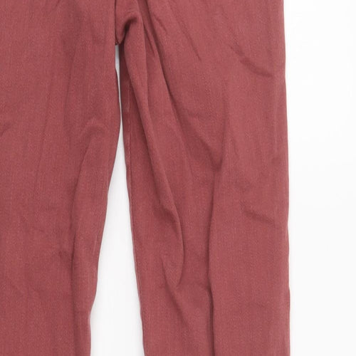Sisley Womens Pink  Cotton Skinny Jeans Size 27 L30 in Regular Button