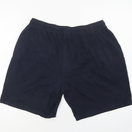 Matalan Mens Blue  Cotton  Sleep Shorts Size L  Drawstring