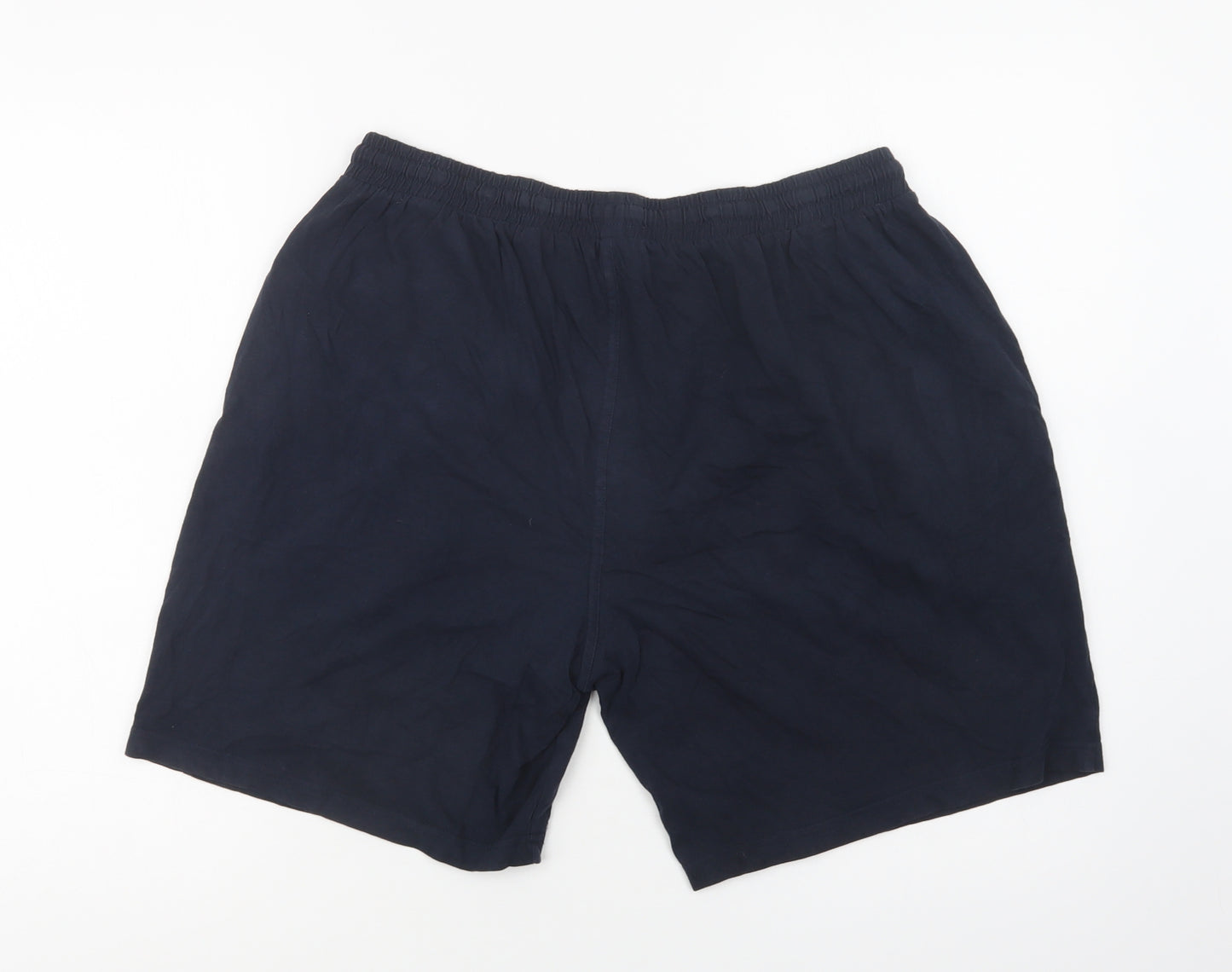 Matalan Mens Blue  Cotton  Sleep Shorts Size L  Drawstring