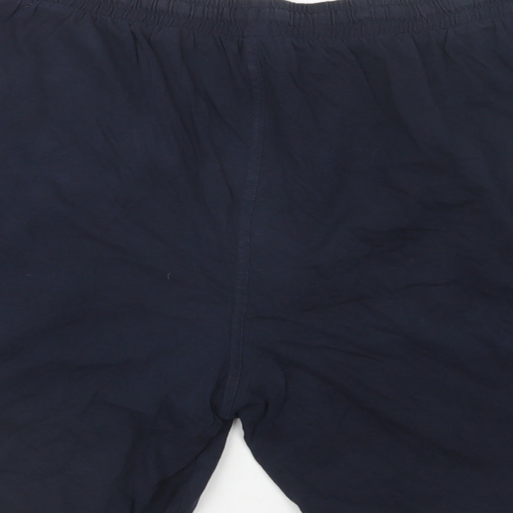 Matalan Mens Blue  Cotton  Sleep Shorts Size L  Drawstring