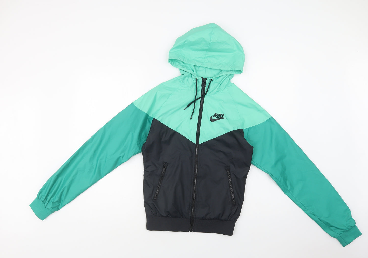 Nike Womens Green   Windbreaker Coatigan Size XS  Zip