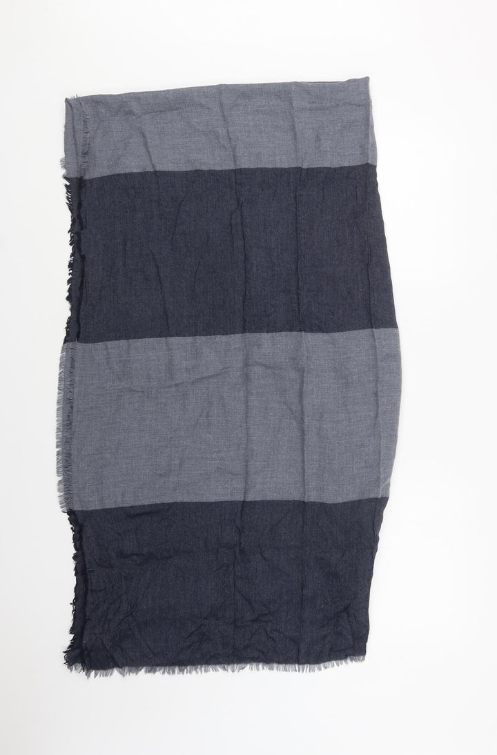NEXT Womens Blue Striped Viscose  Shawl/Wrap