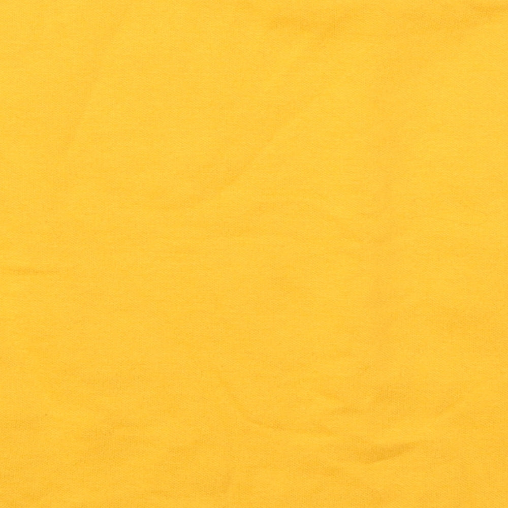 Primark Womens Yellow  Cotton Pullover Sweatshirt Size 12  Pullover