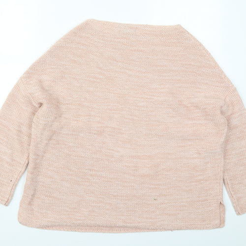 Atmosphere Womens Pink Round Neck  Acrylic Pullover Jumper Size 14