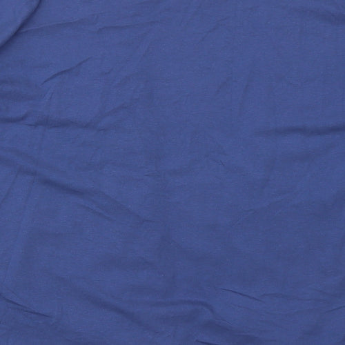 Atlas Womens Blue V-Neck  Cotton Cardigan Jumper Size 12