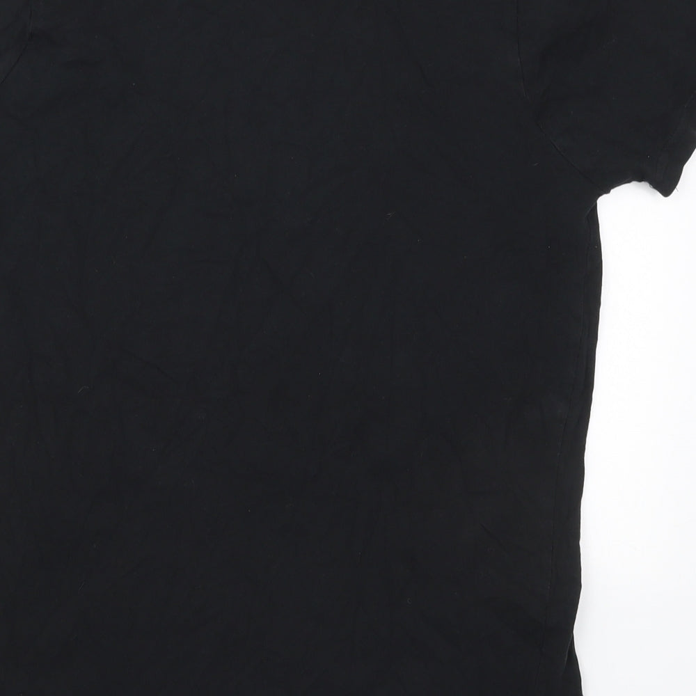 Hot Tuna Mens Black  Cotton  T-Shirt Size S Crew Neck
