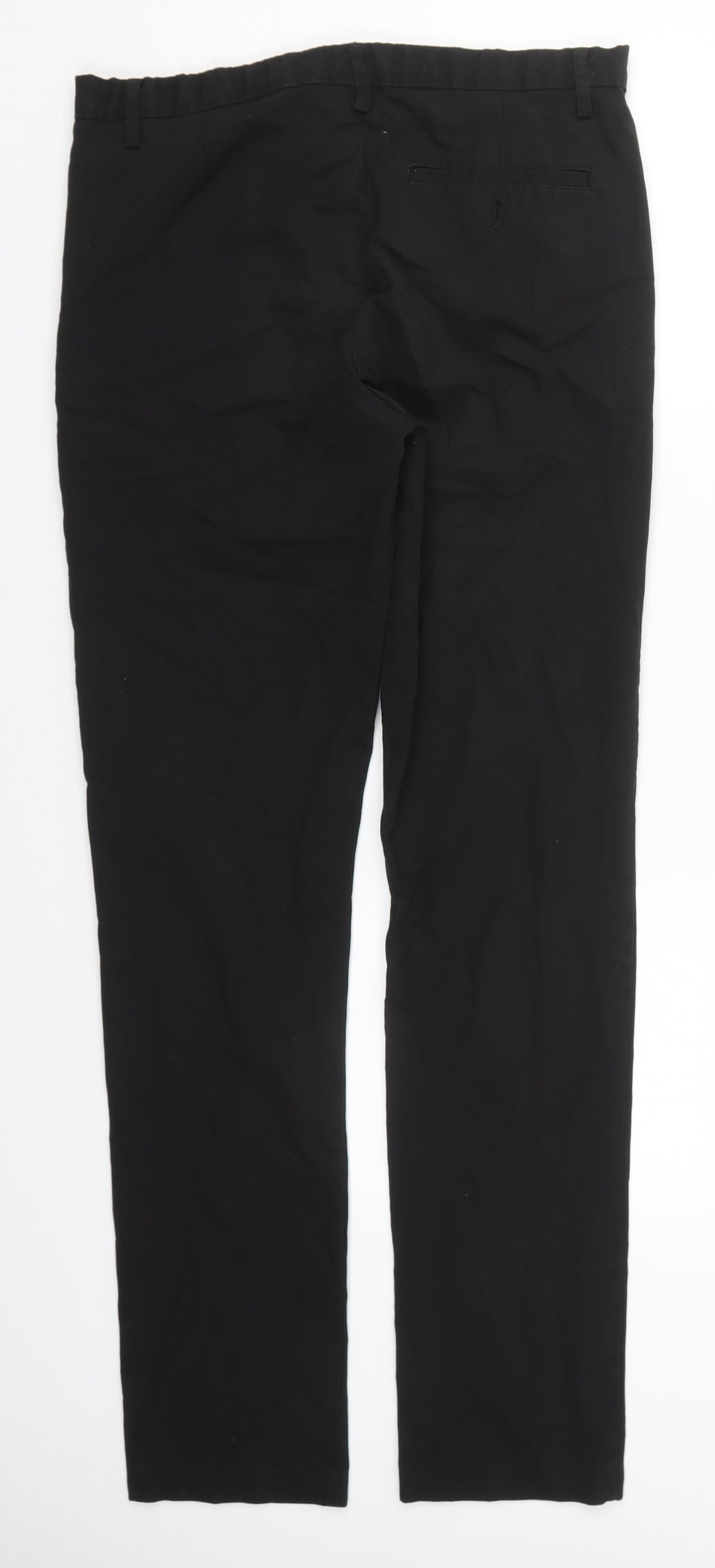 NEXT Boys Black  Polyester Dress Pants Trousers One Size  Regular Hook & Eye